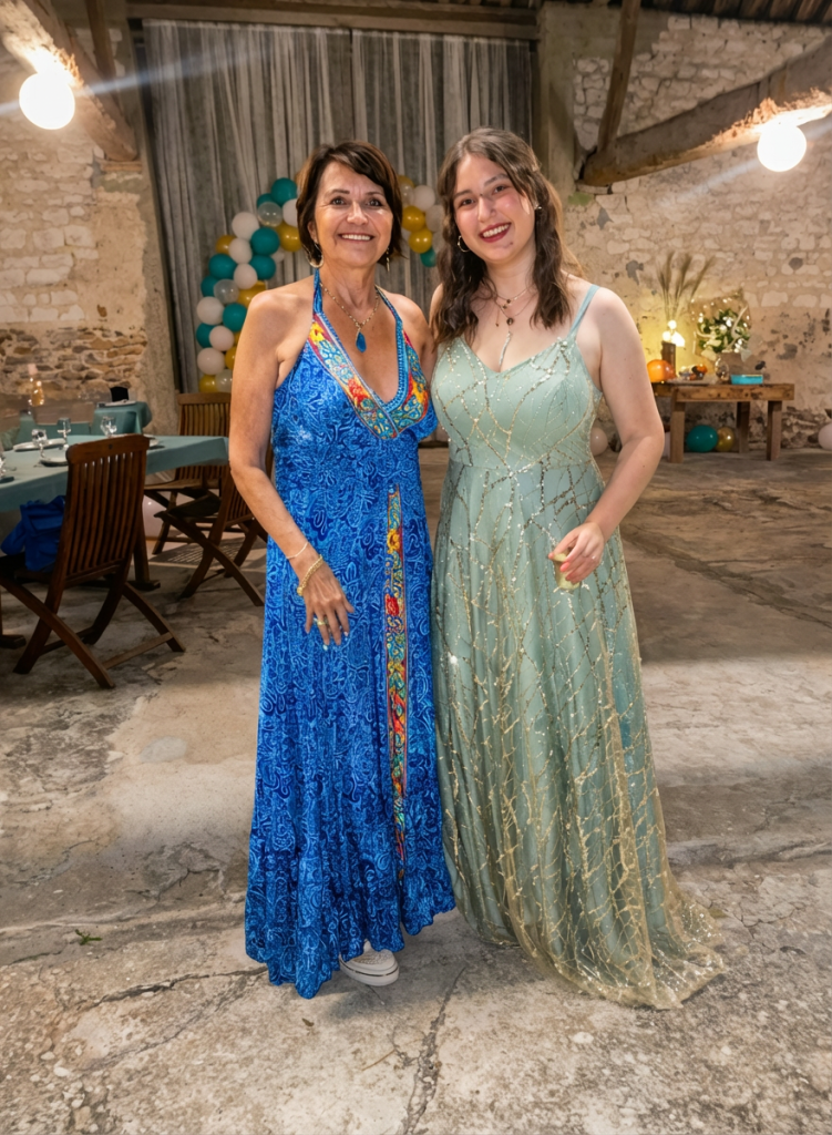 16 septembre 2021. Mamie ne manquait jamais un anniversaire de ses petits-enfants. Ce soir-là, elle était là pour célébrer les 15 ans de Prunelle, heureuse, élégante, pleinement présente. Une belle journée, simple et précieuse, chargée de souvenirs. Mamie aimait profondément partager ces moments de vie avec ses petits-enfants — du temps donné, sans compter.